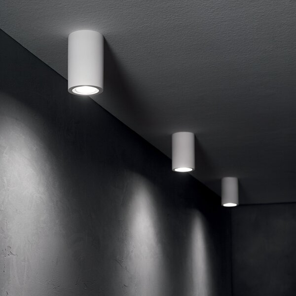 Lampada A Sospensione LOOK GU10 Gesso Dimmerabile Altezza Regolabile Ideal Lux