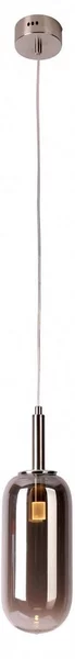 Lampadario LED a sospensione con filo FIUGGI LED/6W/230V grigio
