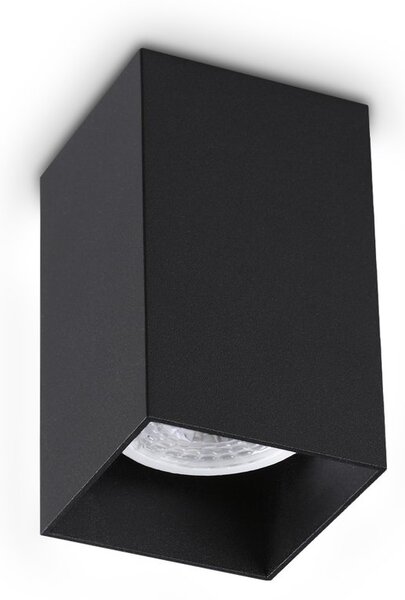 Plafoniera Look GU10 28W Nero Dimmerabile Ideal Lux