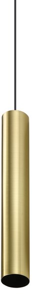 Lampada A Sospensione LOOK Ottone Dimmerabile Altezza Regolabile Ideal Lux
