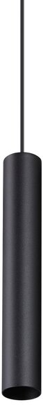 Lampada A Sospensione Look Nero Dimmerabile 28W Alluminio/Vetro Ideal Lux