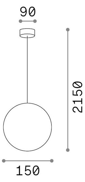 Lampadario Sospensione Mapa G9 4W Bianco Altezza Regolabile Ideal Lux