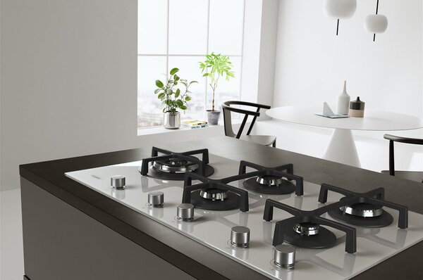 Whirlpool GOA 9523/WH Serie Ambient Piano Cottura 5 Fuochi a Gas 90 cm (1 Bruciatore Doppia Corona) colore Bianco