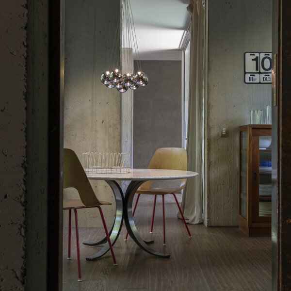 Lampada A Sospensione Collezione MAPA 3.5W Luce Naturale Alluminio Ideal Lux