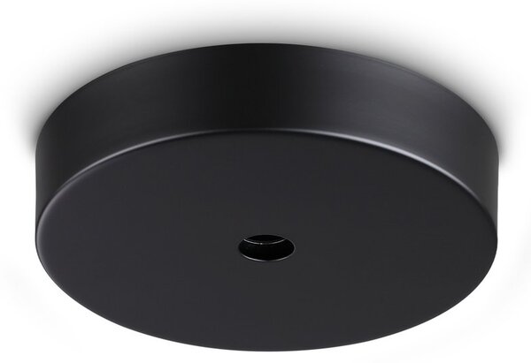 Rosone Sospensione Collezione MAPA Finitura Nera Diametro 22 cm Ideal Lux
