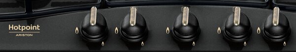 Hotpoint Ariston PCN 750 T (AN) R Serie Tradizione Piano Cottura 5 Fuochi a Gas 75 cm colore Antracite
