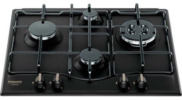 Hotpoint Ariston PCN 640 T (AN) R Serie Tradizione Piano Cottura 4 Fuochi a Gas 60 cm colore Antracite