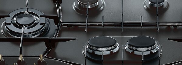 Hotpoint Ariston PHN 960MST (AN) R/HA Piano Cottura 90 cm a Gas 6 Fuochi (1 Bruciatore Tripla Corona) colore Antracite