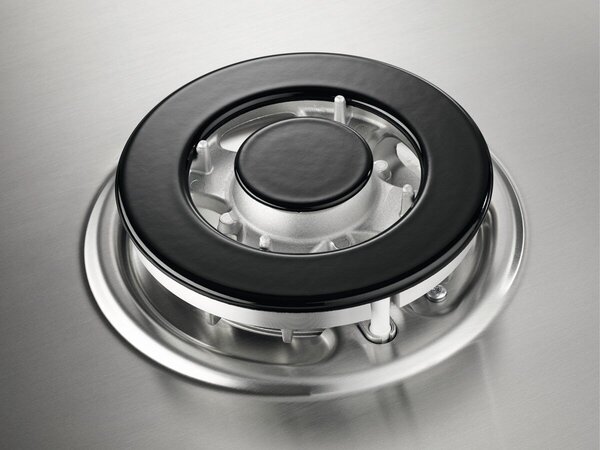 Electrolux PX750UOV Serie Soft Piano Cottura 5 Fuochi a Gas 75 cm (1 Bruciatore Wok Tripla Corona) colore Inox