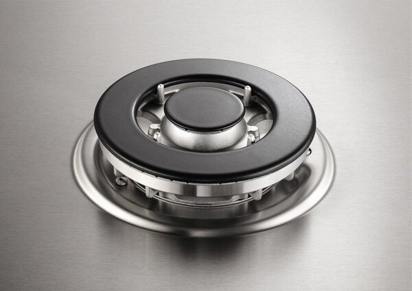 Electrolux PX640UOV Serie Soft Piano Cottura 4 Fuochi a Gas 60 cm (1 Bruciatore Wok Tripla Corona) colore Inox