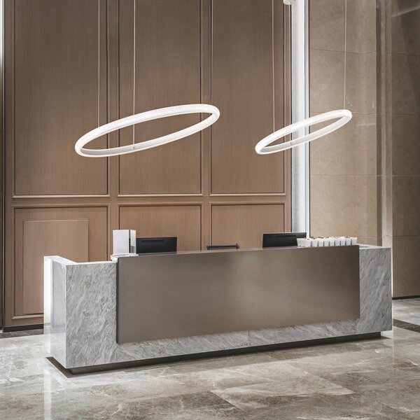 Lampada a Sospensione Miracle Bianco 45W Luce Calda 3000K Ideal Lux