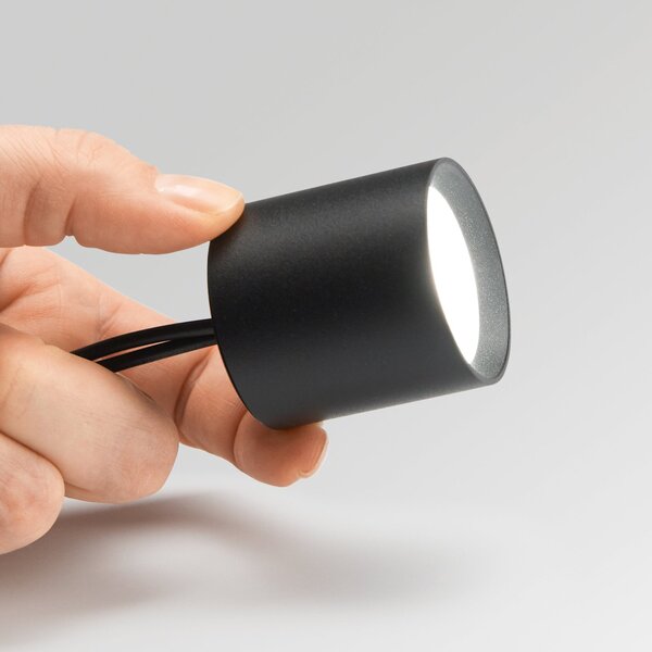 Applique Collezione NITRO LED 4W luce calda 3000K nero Ideal Lux