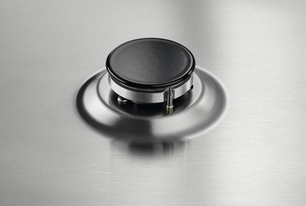 Electrolux PX640UOV Serie Soft Piano Cottura 4 Fuochi a Gas 60 cm (1 Bruciatore Wok Tripla Corona) colore Inox