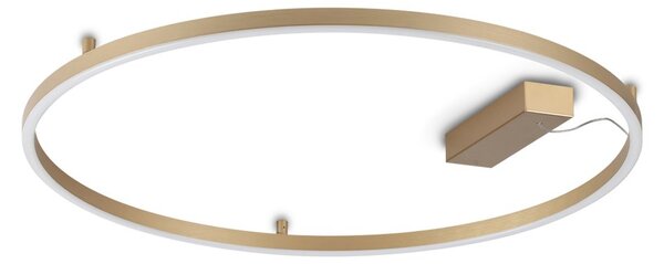Plafoniera Oracle LED 37W Luce Naturale 4000K Ottone Dimmerabile Ideal Lux