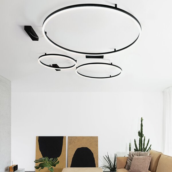 Plafoniera Oracle 81W Luce Naturale 4000K Ottone Dimmerabile Ideal Lux