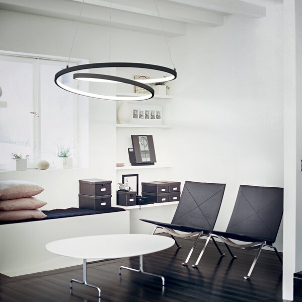 Lampadario Collezione OZ LED 75W Luce Calda 3000K Finitura Bianco Ideal Lux
