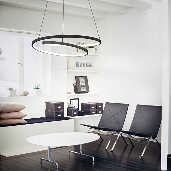 Lampada da soffitto Collezione OZ LED 38W Luce Calda 3000K Bianco Ideal Lux
