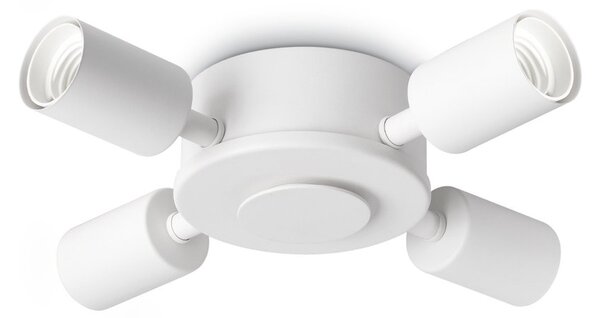 Plafoniera Set Collezione SET 4 luci Bianco Dimmerabile Metallo Ideal Lux
