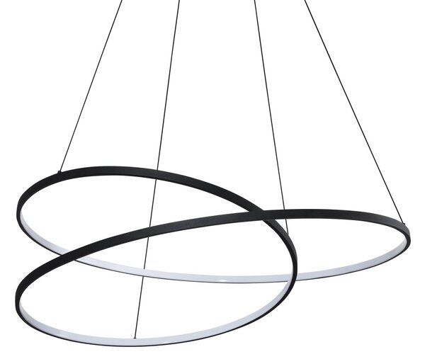 Lampada a sospensione Collezione OZ LED 75W luce calda 3000K finitura nera Ideal Lux