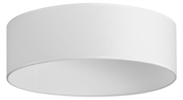 Set Paralume Cilindro D45 H14 Tessuto Bianco Collezione SET Ideal Lux