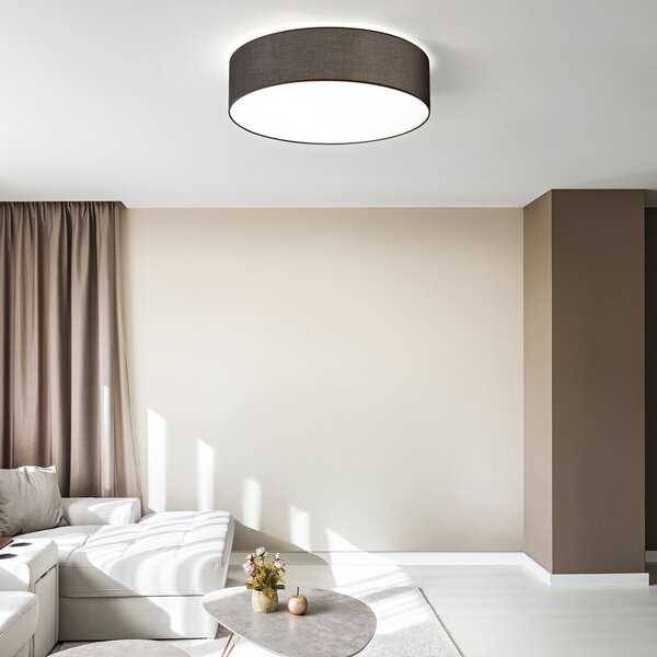 Paralume Cilindro Collezione SET Tortora Altezza 14 cm Diametro 45 cm Ideal Lux