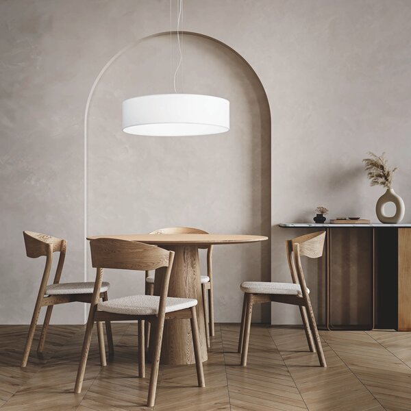 Set di Paralume Cilindro Bianco D70 H18 Cm Collezione SET Ideal Lux