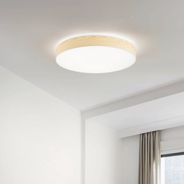 Paralume Cilindro Collezione SET D90 H9 Tortora Tessuto Ideal Lux