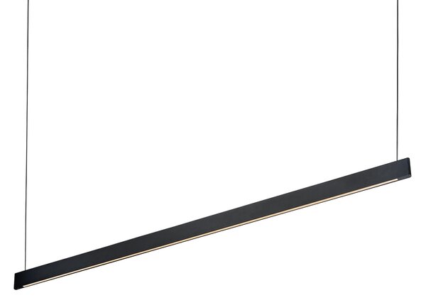 Lampada Steel 36W LED Luce Calda 3000K Finitura Nera Regolabile Ideal Lux