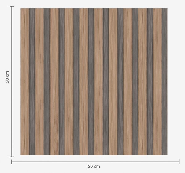 Carta da parati Lamelle verticali in legno e grigio con un ritmo, Parati geometrica classici, Parati geometrica a righe classici, a00992 : Uwalls.it