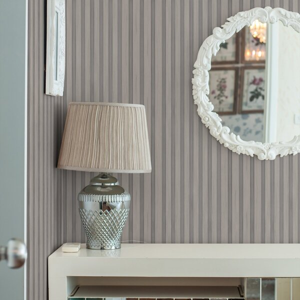 Carta da parati Lamelle in legno chiaro con delicate strisce, Parati geometrica classici, Parati geometrica a righe classici, a00991v1 : Uwalls.it