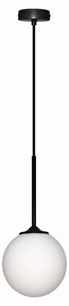 Lampada a sospensione a sfera GLASGOW - 1xE27, 40W, 15cm, nero