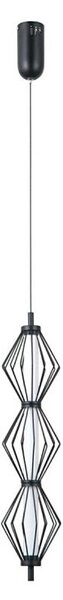 ITALUX PND-34403-3V-BK - Lampadario LED a sospensione con cavo SEVILLA LED/15W/230V 3000K nero