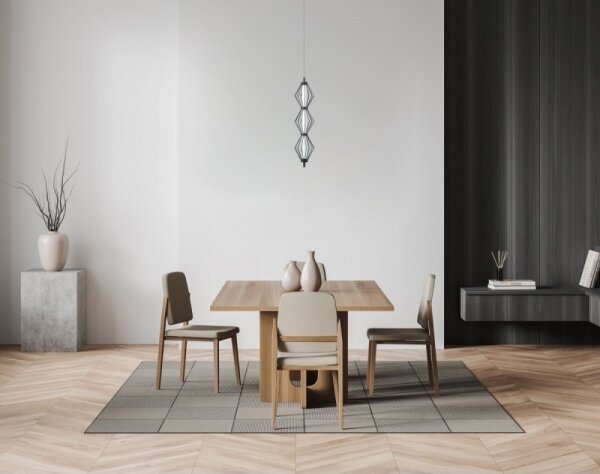 ITALUX PND-34403-3V-BK - Lampadario LED a sospensione con cavo SEVILLA LED/15W/230V 3000K nero
