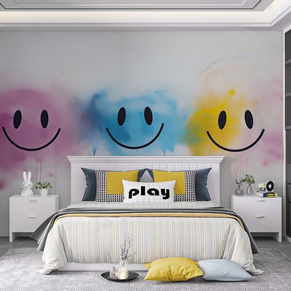 Carta da parati Sorrisi, Carta da parati Buffer, w09600 : Uwalls.it