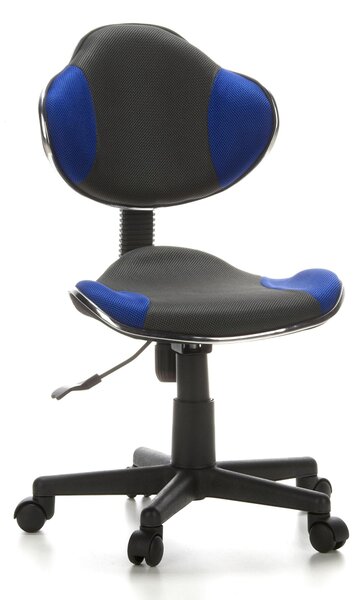Hjh OFFICE sedia girevole per bambini KIDDY GTI-2 sedia da scrivania per bambini regolabile in altezza senza braccioli in tessuto