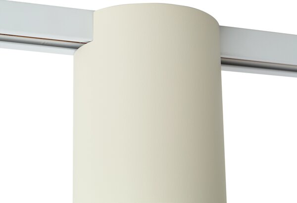 Faretto moderno beige per sistema a binario monofase - Iconic Rondoo Up