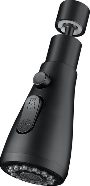 INF Bocchetta doccia girevole per rubinetto cucina Nero