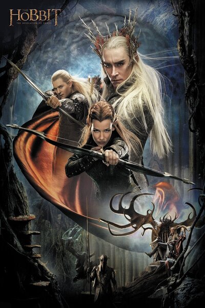 Stampa d'arte Hobbit - The Desolation of Smaug - The Elves