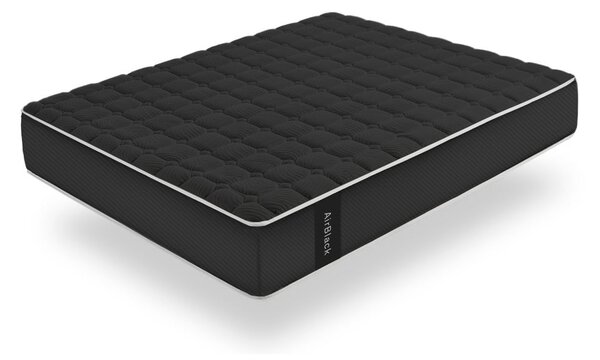 Materasso rigido/semirigido in schiuma reversibile 180x200 cm Air Black – Moonia