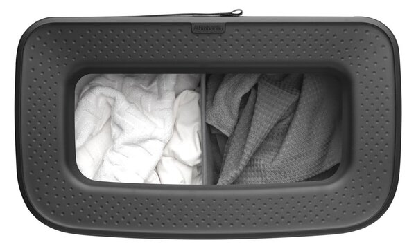 Cesto portabiancheria in metallo nero opaco 90 l Bo Hi - Brabantia