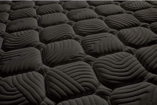 Materasso rigido/semirigido in schiuma reversibile 180x200 cm Air Black – Moonia
