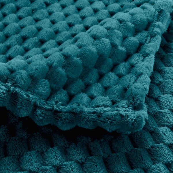 Coperta blu in microflanella 125x150 cm Mini Frosty – douceur d'intérieur
