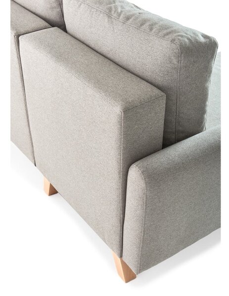 Divano letto ad angolo variabile grigio chiaro Pop - Bonami Selection