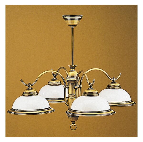 Jupiter 14 - OZ-4 - Lampadario OPALE 4xE27/60W/230V