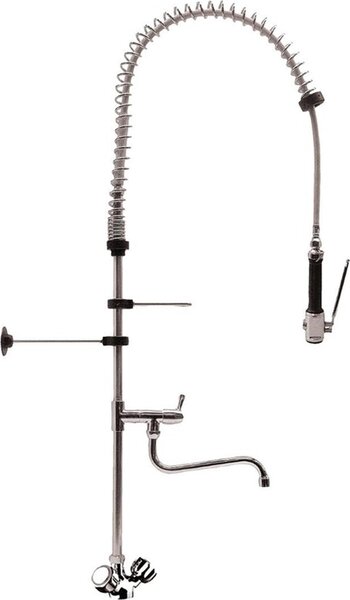 Soffione doccia per lavastoviglie Gastro M con manopola di controllo rotante e rubinetto girevole