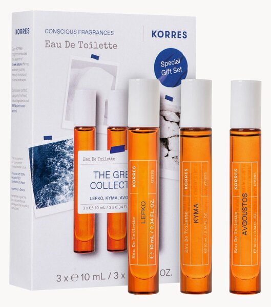 Set da viaggio unisex Greek Scents Eau De Toilette 3 pz