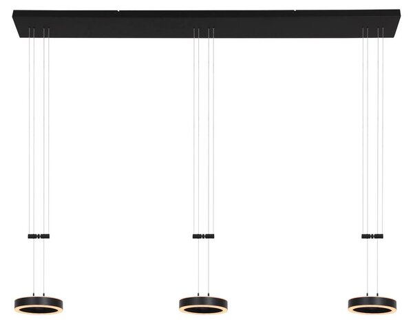 Steinhauer - lampada a sospensione - Piola - nero - acrilico metallo - lampada di design - LED - 3501ZW