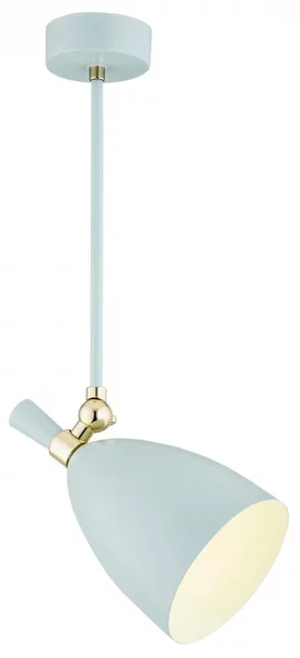 Argon 4685 - Lampadario su palo CHARLOTTE 1xE27/15W/230V blu/oro