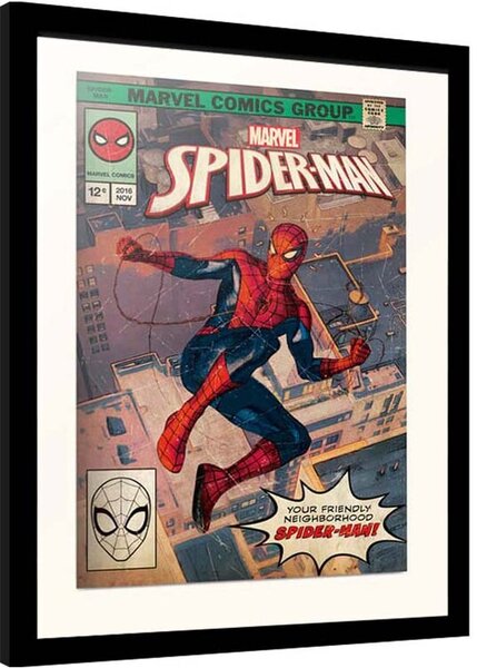 Quadro Marvel - Spider-Man, Poster Incorniciato