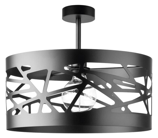 Lampadario su palo MODUL FREZ 1xE27/60W/230V d. 39 cm nero